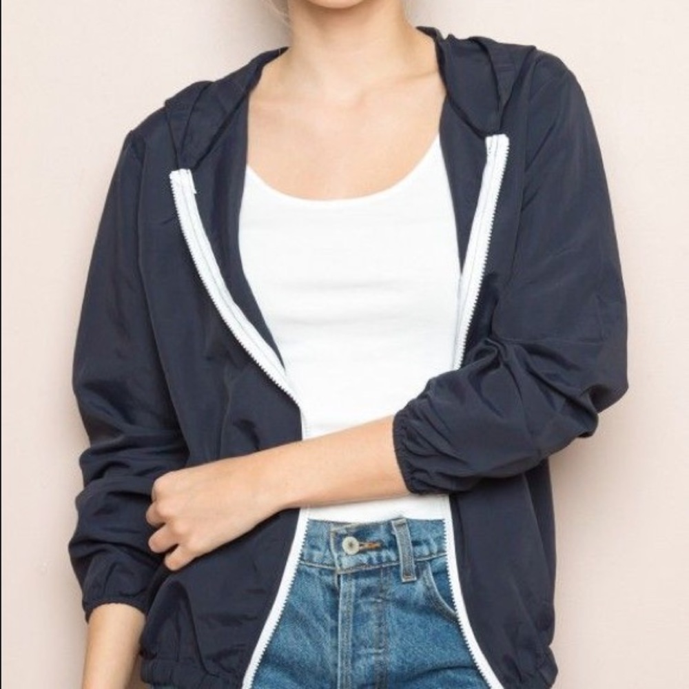 Brandy Melville Navy Krissy Jacket
